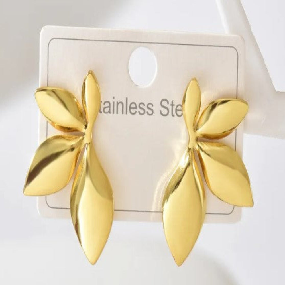 Boucles d'oreilles DEMI FLEUR DE TIARE