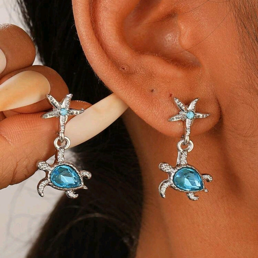 Boucles d'oreilles TORTUE DE LOCEAN