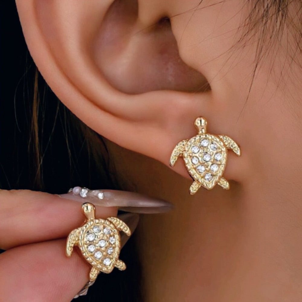 Boucles d'oreilles TORTUES ECLAT DIAMANT