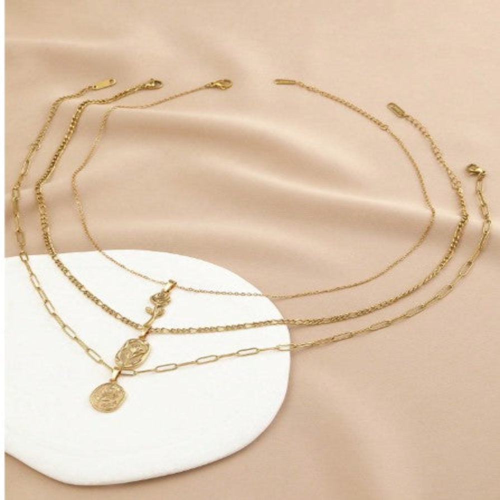 Collier TRIO DE FLEUR